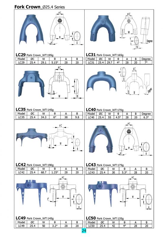 Fork Crown_?25.4 Series