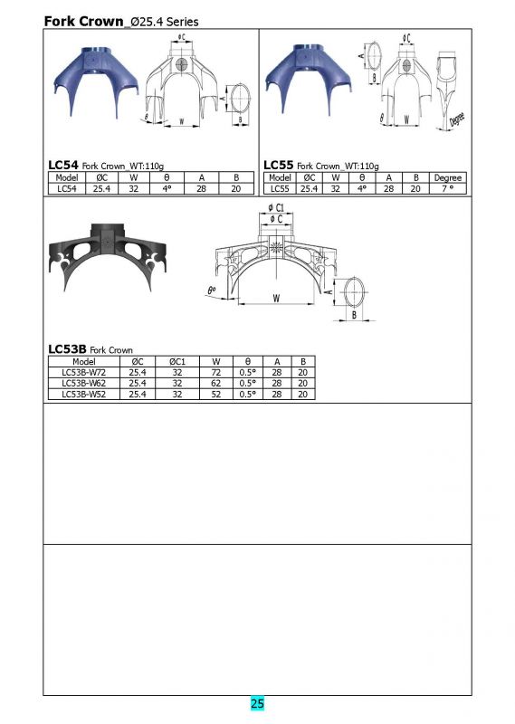 Fork Crown_?25.4 Series