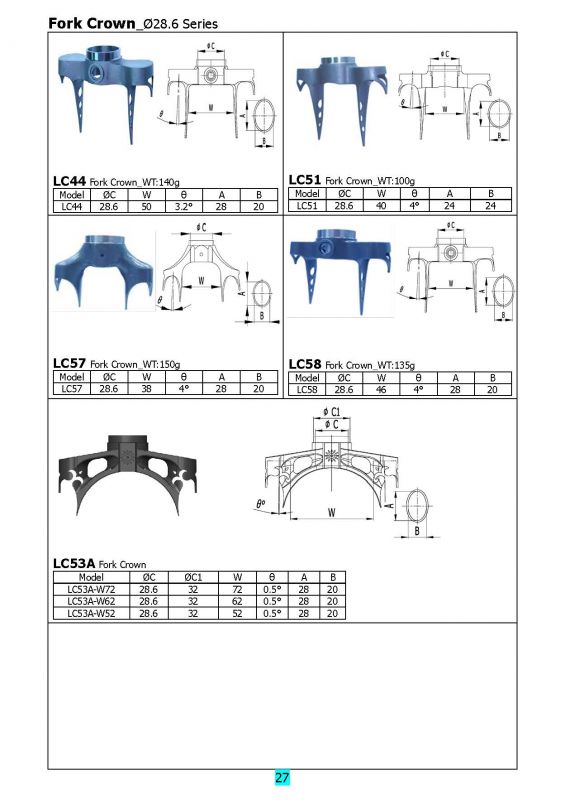 Fork Crown_?28.6 Series